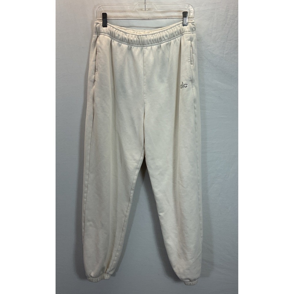 ALO Yoga Accolade Sweatpant Joggers Ivory size‎ MD athleisure neutral